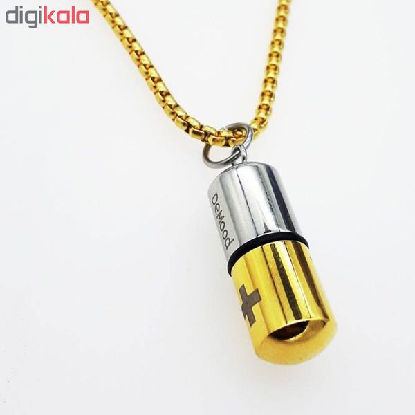 گردنبند مردانه طرح کپسول عشق کد gd02