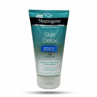 اسکراب خنک کننده و سم زدا نوتروژینا مدل Skin Detox مناسب انواع پوست 150 میل