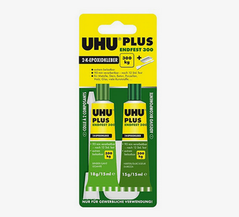 چسب اپوکسی دو قلوی اوهو مدل ENDFEST – بسته 300 گرم | UHU