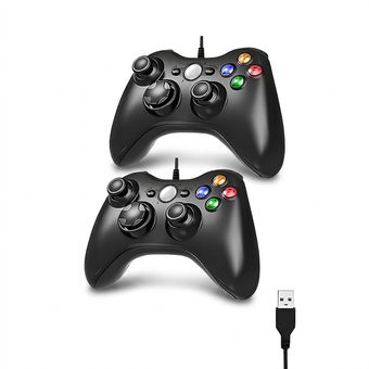 دسته بازی  کامپیوتر طرح ایکس باکس مدل USB360-2 بسته عددی