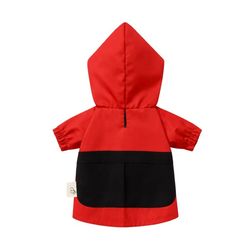 بارانی گورتکس سگ و گربه قرمز | لباس ضدآب و تنفس‌پذیر پت