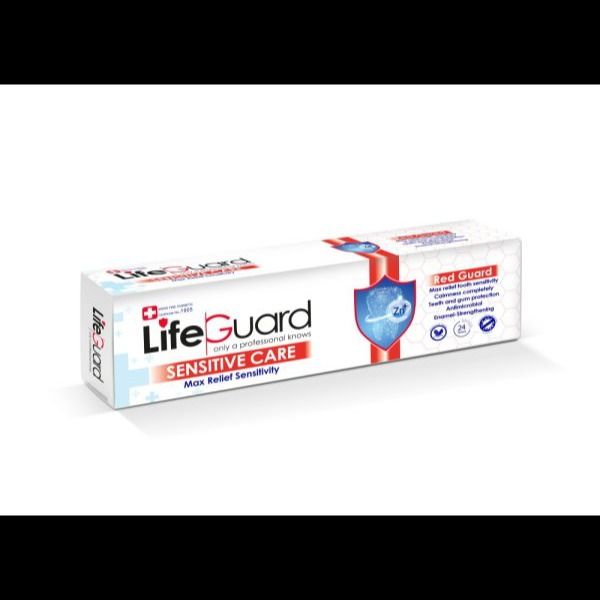 خمیر دندان حساس (Red Guard) برند لایف گارد با حجم 120 گرم