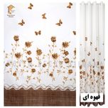 پرده نوین دکور سیلوانا مدل رز 4020 سایز 280 × 300 سانتی متر