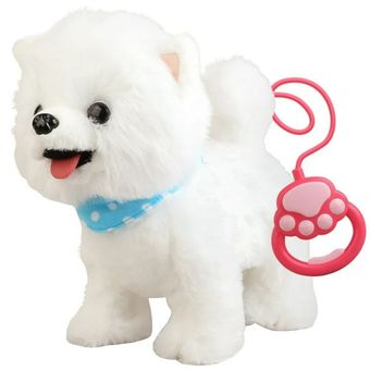 عروسک پولیشی مدل سگ قلاده دار متحرک 2 طول 19 سانتی متر