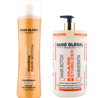 پک شامپو و ماسک مو داخل حمام نانوگلوبال اورجینال