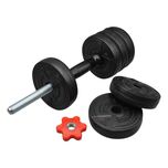 دمبل متغیر مدل GS-113824 وزن تا 3 کیلوگرم مجموعه دو عددی