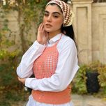 کراپ تاپ زنانه دستبافت شاهو مدل Olviera