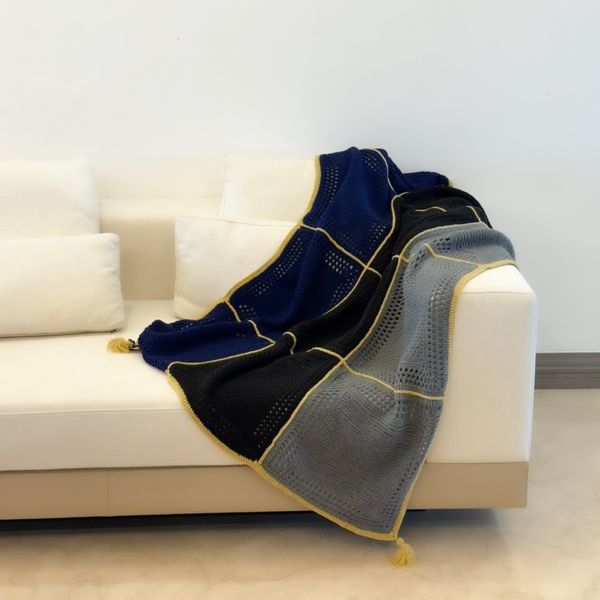 شال مبل دستبافت شاهو مدل Noir Aurelia