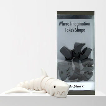 جاکلیدی مفصل دار و متحرک طرح کوسه (Mr.Shark)