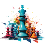 برچسب تیشرت و استیکر حرارتی لباس مدل شطرنج