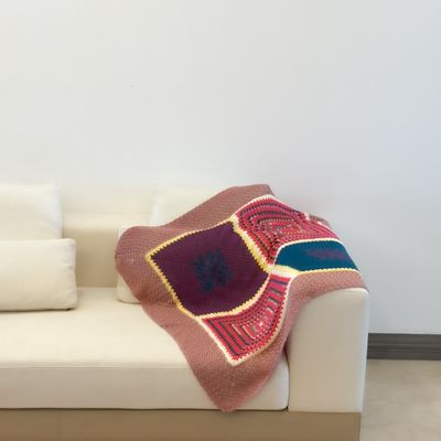 شال مبل دستبافت شاهو مدل Rainbow Comfort