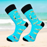 جوراب ساقدار یونیسکس طرح شنا برند ترک EGS Socks