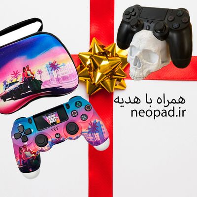 دسته بازی بی سیم سونی DualShock 4 طرح GTA VI مناسب PS4 PC
