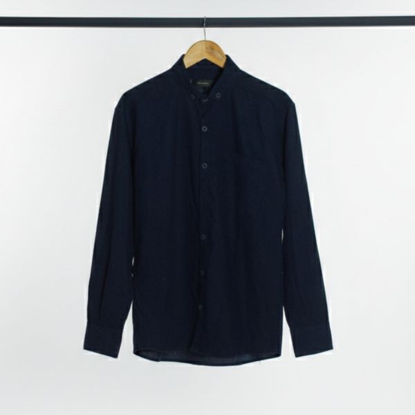 پیراهن مخملی رنگ سرمه ای