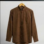 پیراهن مخملی رنگ قهوه ای