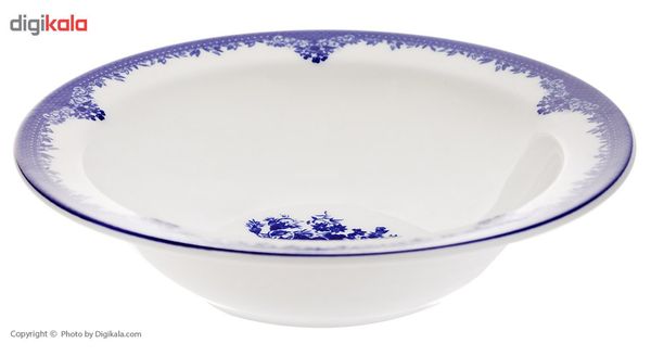 سرویس غذاخوری 28 پارچه چینی زرین ایران سری ایتالیا اف مدل Florance 2 درجه عالی 