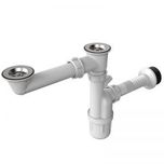 ست 18 تکه مدل لاله کروم + دوش دوکاره استیل (5 سال گارانتی شیرآلات + ارسال رایگان)