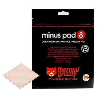 پد خمیر سیلیکون ترمال گریزلی مدل minus pad 8 سایز 100x100 ضخامت یک میلی متر