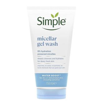 ژل شستشوی صورت سیمپل مدل Simple micellar water boost