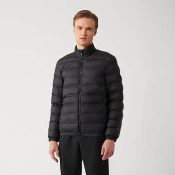 کاپشن پافر مشکی آووا - AVVA