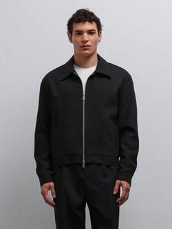 جکت پاییزه زیپ دار / رنگ مشکی / برند Antioch ترکیه