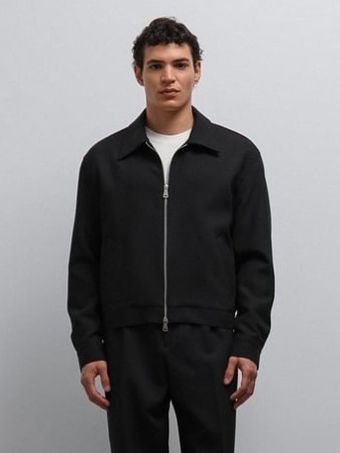 جکت پاییزه زیپ دار / رنگ مشکی / برند Antioch ترکیه