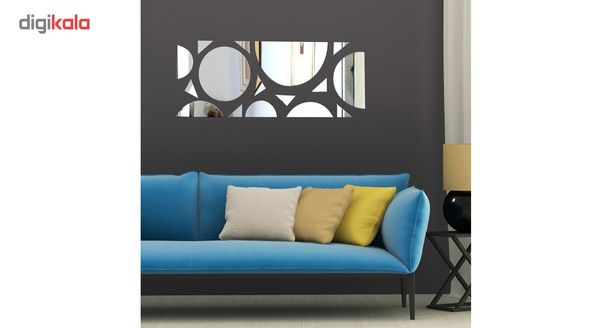 آینه پلکسی گلس دکووال مدل A34 شانزده تکه