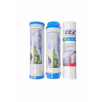 فیلتر دستگاه تصفیه آب خانگی سی سی کا مدل CHI3000 مجموعه 3 عددی