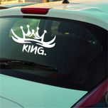 برچسب بدنه خودرو رادیانس طرح king کد B62