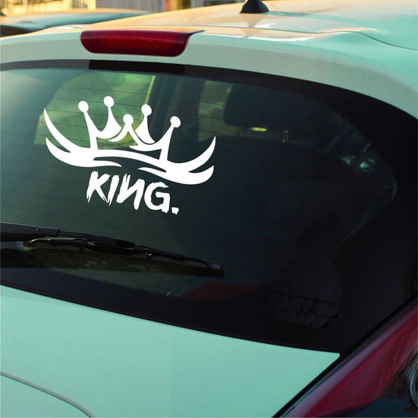 برچسب بدنه خودرو رادیانس طرح king کد B62