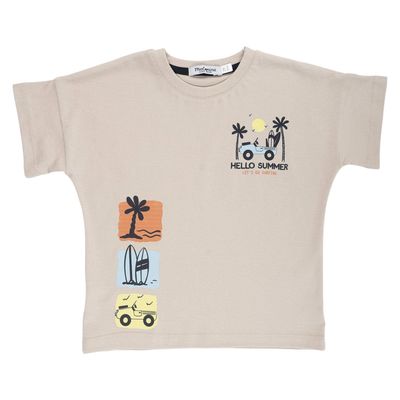 تی‌شرت آستین کوتاه پسرانه مدل MDSS-CH3791