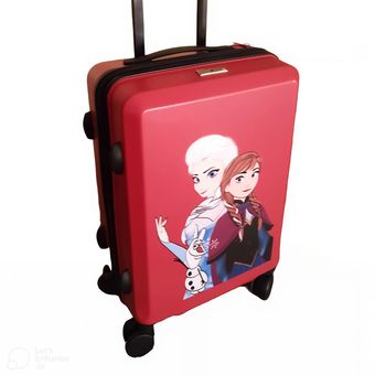 چمدان کودک السا و آنا  سایز 20 رنگ قرمز