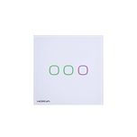 کلید لمسی هوشمند سه پل مٌروا مدل JS مجموعه سه عددی