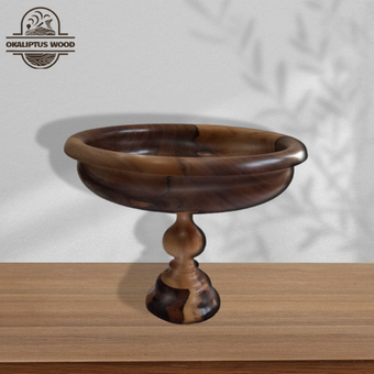 آجیل خوری چوبی پایه بلند مدل کیانا