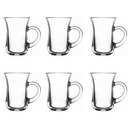 استکان پاشاباغچه سری Keyif کد55411 بسته 6 عددی