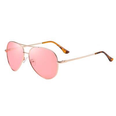 عینک آفتابی خلبانی مدل ST5924C86 Bright Gold Ocean Punch