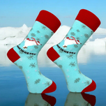 جوراب ساقدار یونیسکس طرح دانه برف برند ترک EGS Socks