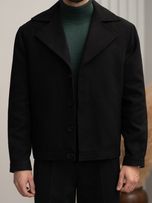 پالتو کراپ مشکی کارلوتی کد o140