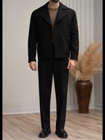 پالتو کراپ مشکی کارلوتی کد o140