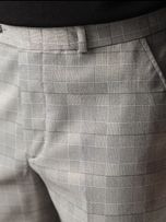 شلوار چهارخونه طوسی کارلوتی کد p296