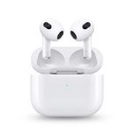 هدفون بلوتوثی اپل مدل AirPods 3 با نویز کنسلینگ میکروفون (ENC)، درگاه شارژ لایتنینگ، دارای سنسور تشخیص پوست و پشتیبانی از فرمان 