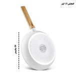 سرویس قابلمه و تابه سرامیکی 12 پارچه کاراجا مدل SwissCrystal12 همراه با ابزار آشپزی