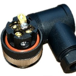 سوکت بدون سیم 5پین قطر12چپقی نری