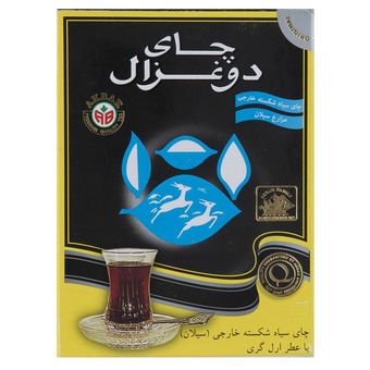 چای دو غزال عطری بسته 100 گرمی