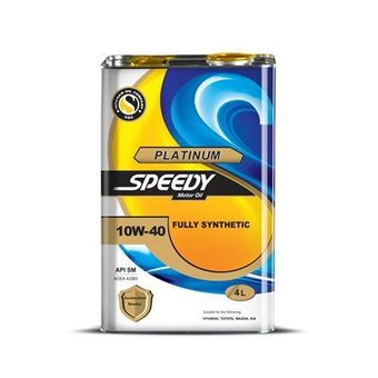 روغن موتور اسپیدی مدل پلاتینیوم 10W40 SM حجم 4 لیتر(فقط تعویض رایگان حضوری)