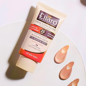 کرم ضد آفتاب رنگی الارو SPF25  انواع پوست حجم 40 میلی لیتر