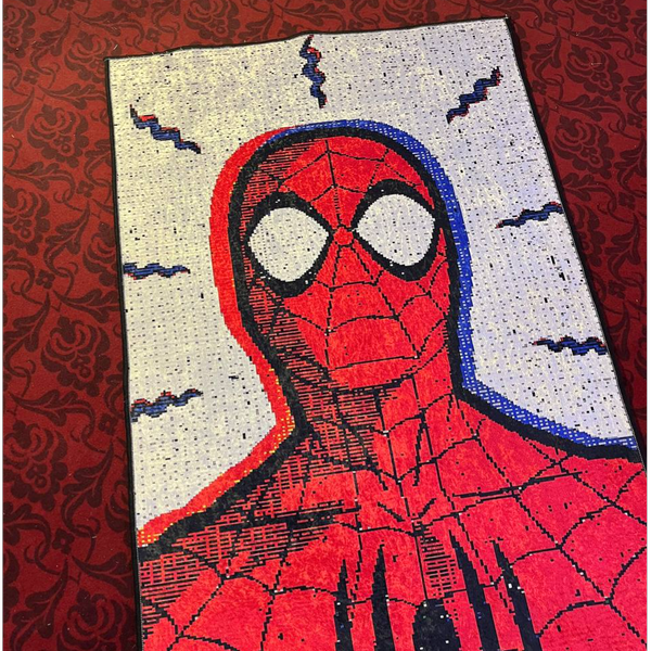 غالیچه راگ طرح اسپایدرمن جنس پرمیوم Spiderman Rug