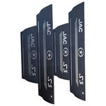 برچسب پارکابی خودرو امیران اسپرت طرح چرم کد 2025046 مناسب برای جک S3 مجموعه 4 عددی