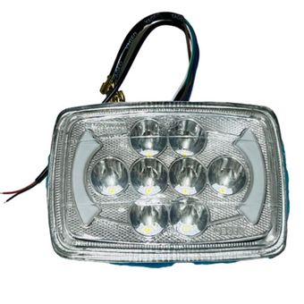 چراغ جلو بلوری ال ای دی موتور سیکلت KH مدل 8 لنزه کد W-26-SMD-CC مناسب برای هوندا