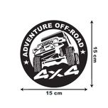 برچسبب بدنه خودرو طرح آفرود کد adventure